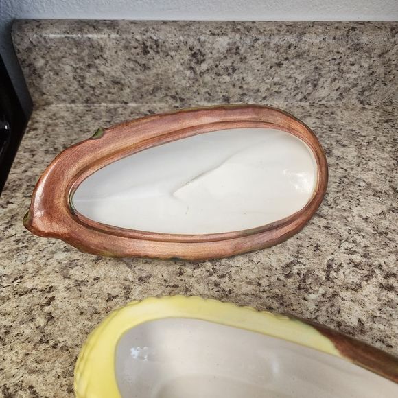 Vintage Ceramic Corn Cob Soup Tureen Server - Picture 4 of 11